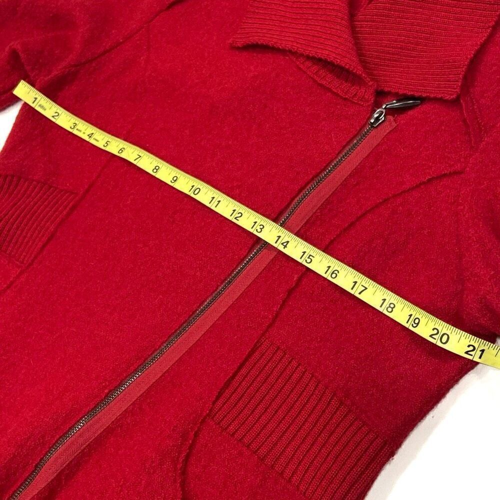 STELLA CARACASI Talk of the Town Boiled Wool
Jacket in Pomodoro - Picture 9 of 11